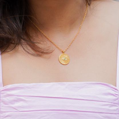 The Gold Evil Eye Necklace