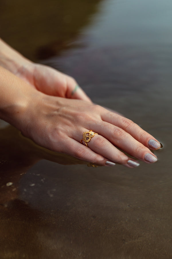 The Gold Heart Ring