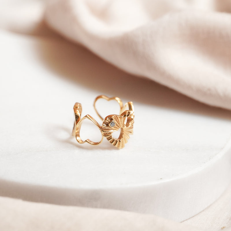 The Gold Heart Ring