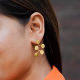 The Gold Radiating Earrings