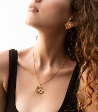 The Gold Heart Pendant Necklace