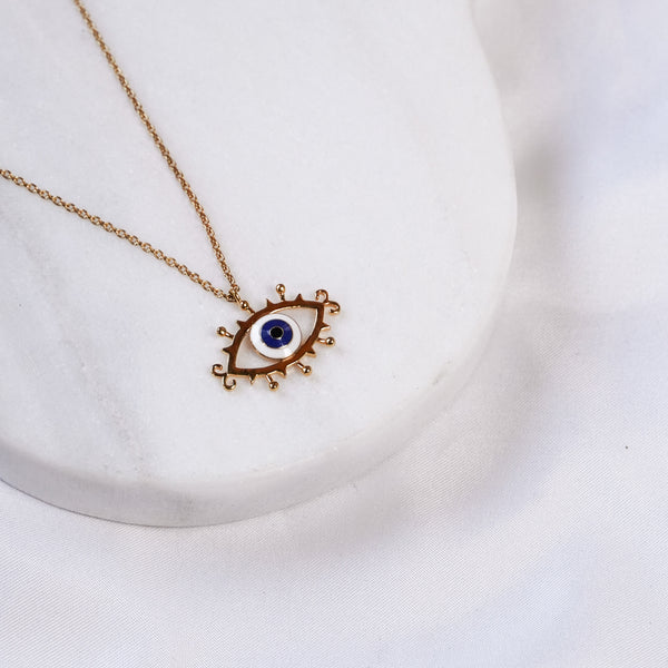 The Evil Eye of Gold Necklace