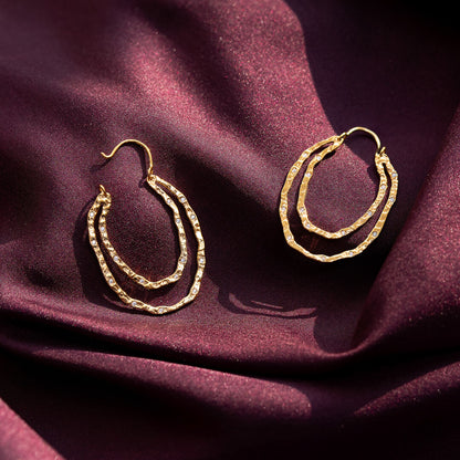 The Threads of Gold Earrings