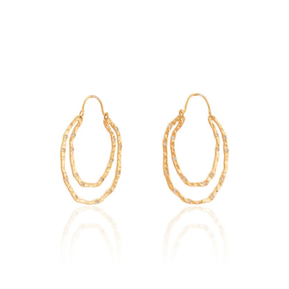 The Threads of Gold Earrings